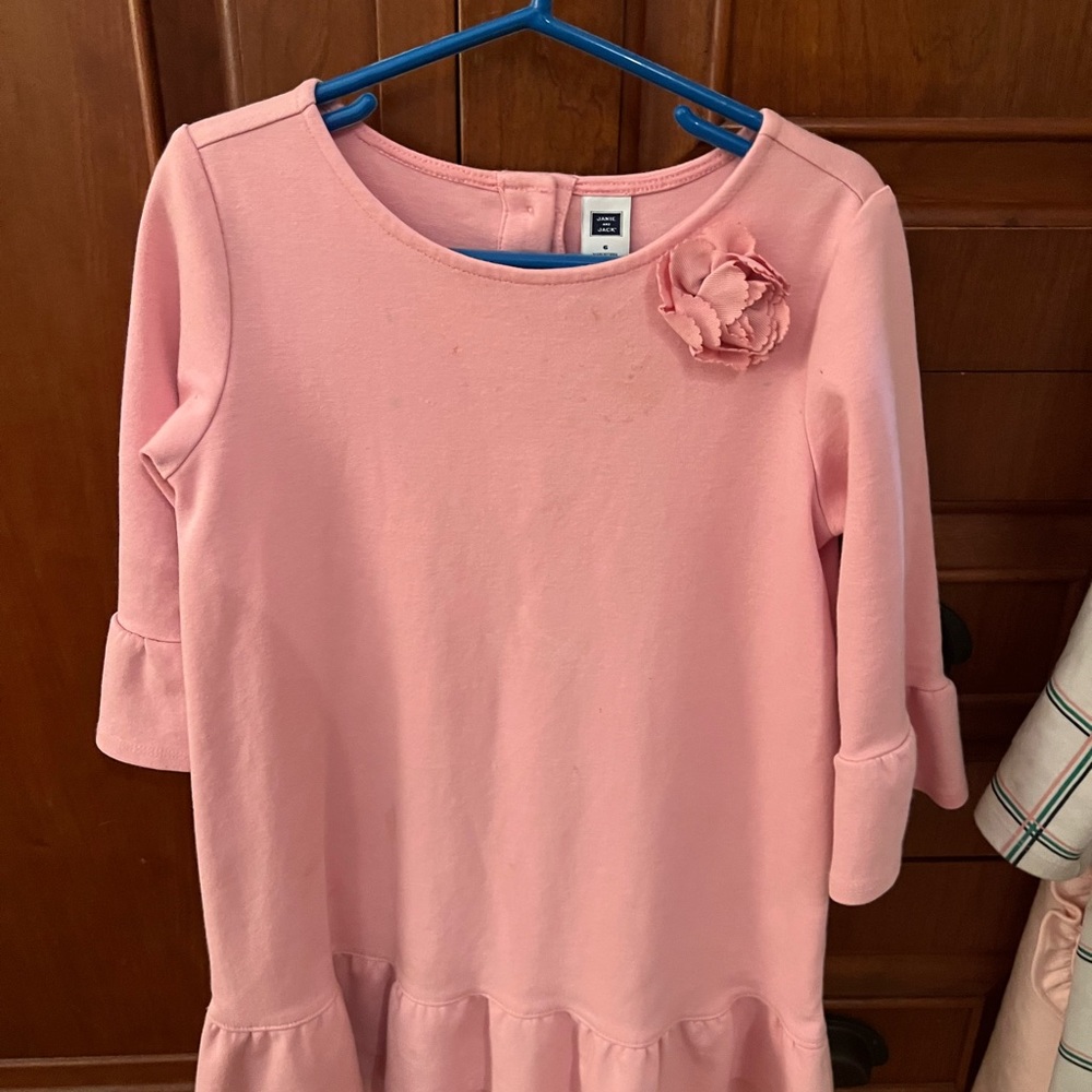Janie and Jack girls long sleeve dress